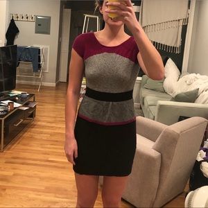 Anthropologie Sweater Peplum Dress. Size M.